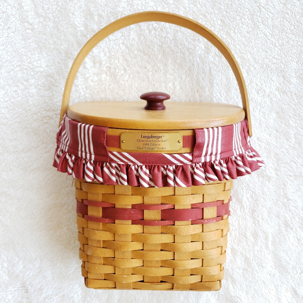 Longaberger Christmas Collection 1998 Edition Glad Tidings Basket
